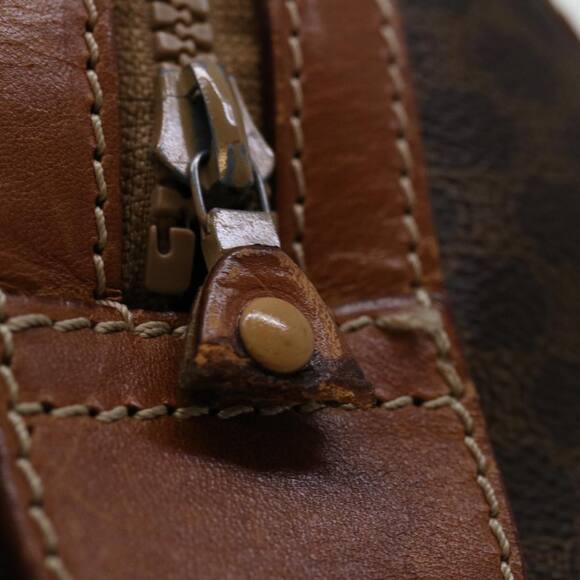 CELINE Macadam Canvas Boston Bag Pvc Brown - Picture 5 of 16